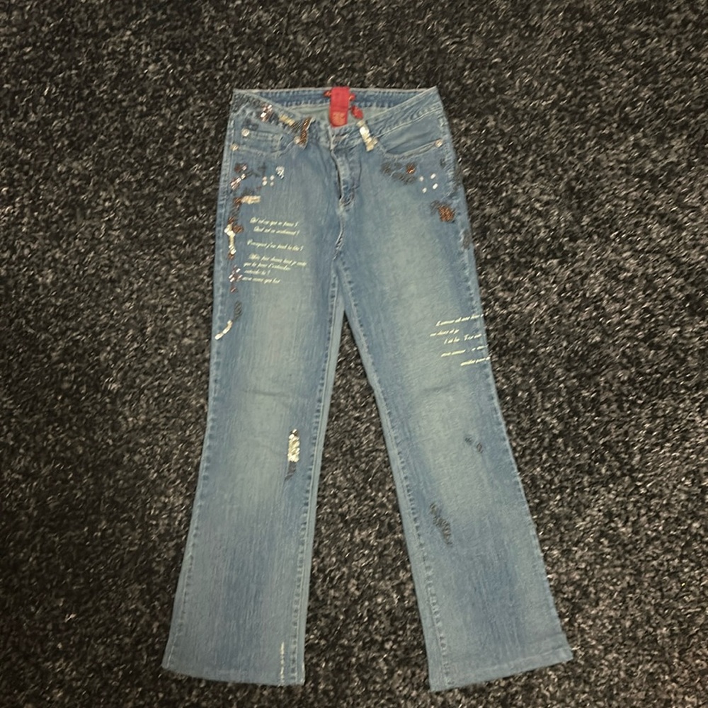 American Exchange Embellished Jeans